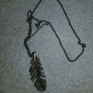 Feather necklace
